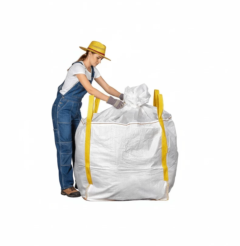 Waterdichte Big Bag met binnenzak en vulschort 1m³ 3 Big Bag met vulschort