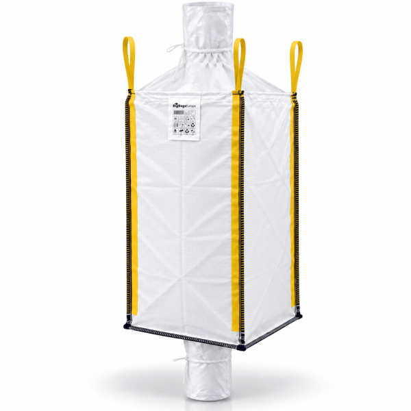 Hoge Big Bag met vulslurf & losslurf (90x90x200cm)