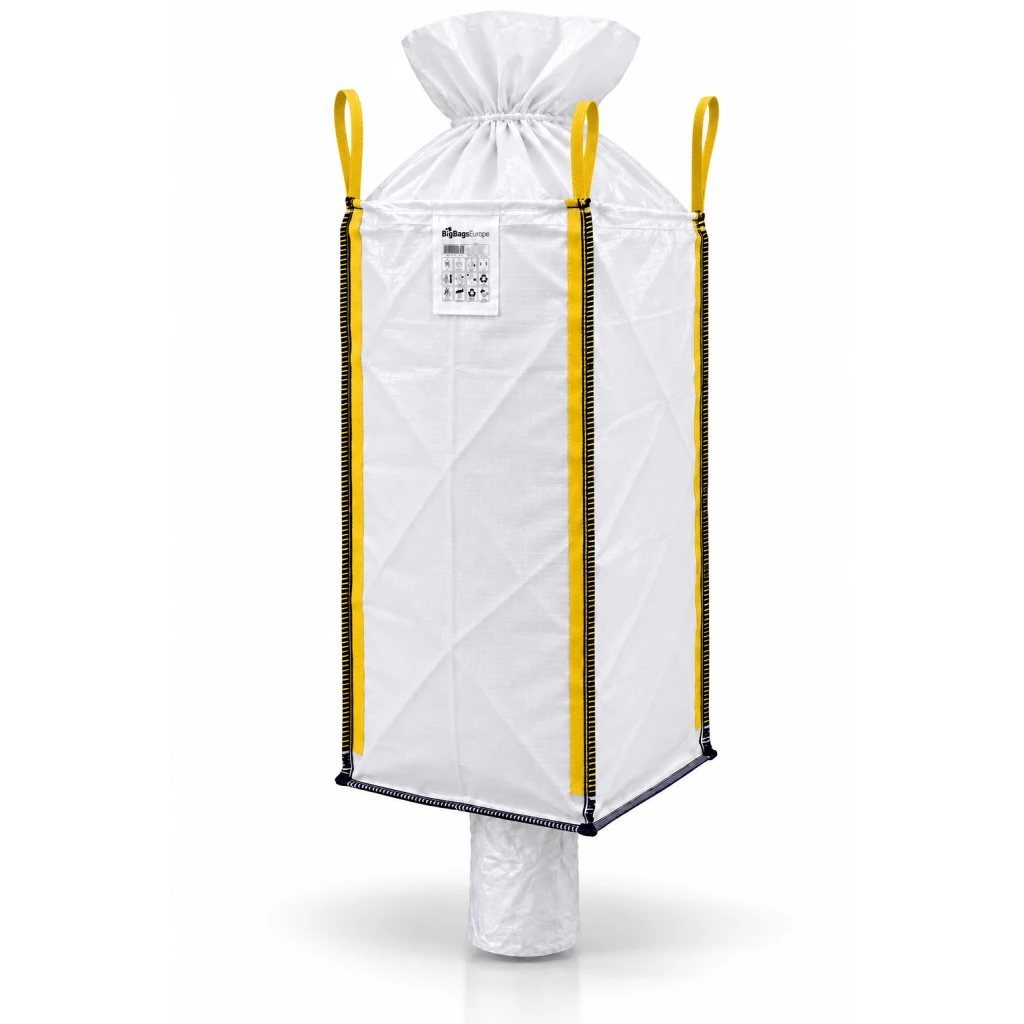 Hoge Big Bag met vulschort en losslurf (1)