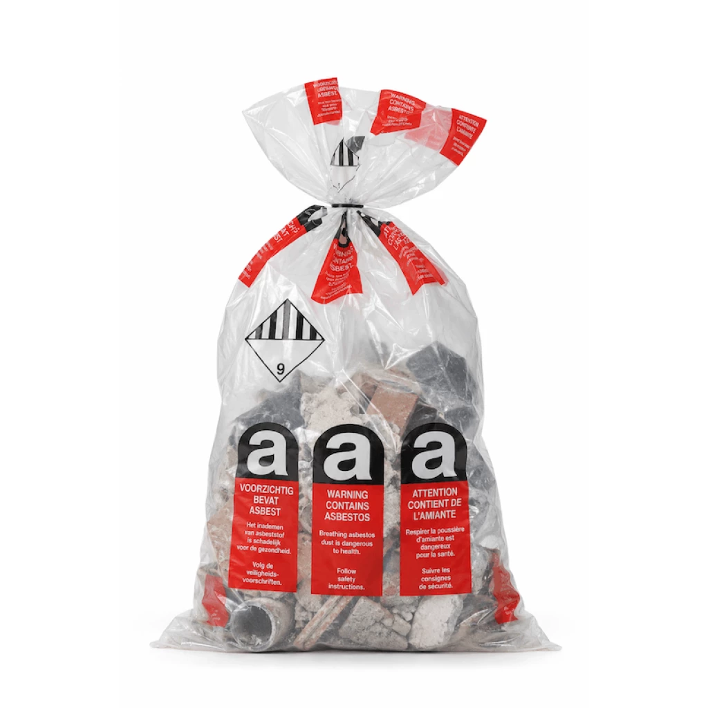 LDPE Doorzichtige Asbestzak (80x120cm)